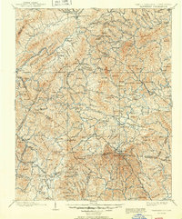 1902 Map of Cranberry, 1950 Print