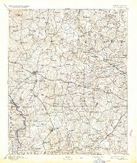 1893 Map of Statesville, 1934 Print