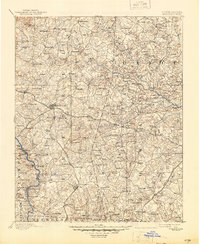 1893 Map of Statesville, 1945 Print