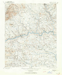 1891 Map of Yadkinville, 1964 Print