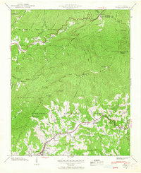 preview thumbnail of historical topo map of Jackson County, NC in 1941