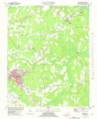 1982 Map of Ahoskie, NC