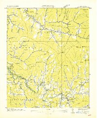 preview thumbnail of historical topo map of Swain County, NC in 1936