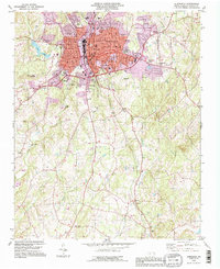 Download a high-resolution, GPS-compatible USGS topo map for Albemarle, NC (1996 edition)