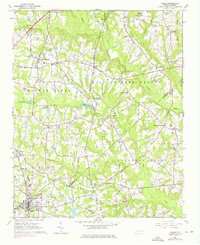 Download a high-resolution, GPS-compatible USGS topo map for Angier, NC (1975 edition)