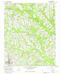 Download a high-resolution, GPS-compatible USGS topo map for Angier, NC (1982 edition)