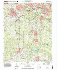 Download a high-resolution, GPS-compatible USGS topo map for Apex, NC (1999 edition)