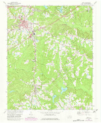 Download a high-resolution, GPS-compatible USGS topo map for Apex, NC (1982 edition)