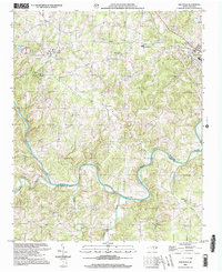 preview thumbnail of historical topo map of Aquadale, NC in 2002