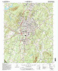 Download a high-resolution, GPS-compatible USGS topo map for Asheboro, NC (1996 edition)