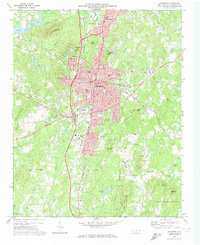 Download a high-resolution, GPS-compatible USGS topo map for Asheboro, NC (1974 edition)
