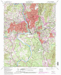 Download a high-resolution, GPS-compatible USGS topo map for Asheville, NC (1993 edition)