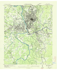 Download a high-resolution, GPS-compatible USGS topo map for Asheville, NC (1936 edition)