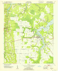 Download a high-resolution, GPS-compatible USGS topo map for Aurora, NC (1952 edition)