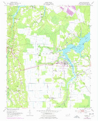 Download a high-resolution, GPS-compatible USGS topo map for Aurora, NC (1977 edition)