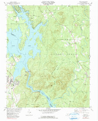 Download a high-resolution, GPS-compatible USGS topo map for Badin, NC (1991 edition)