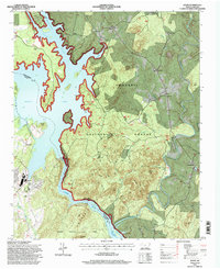 Download a high-resolution, GPS-compatible USGS topo map for Badin, NC (1998 edition)