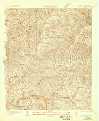 Download a high-resolution, GPS-compatible USGS topo map for Bakersville, NC (1934 edition)