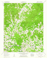 Download a high-resolution, GPS-compatible USGS topo map for Bakersville, NC (1969 edition)