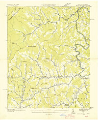 Download a high-resolution, GPS-compatible USGS topo map for Bald Creek, NC (1935 edition)