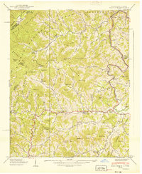 Download a high-resolution, GPS-compatible USGS topo map for Bald Creek, NC (1957 edition)
