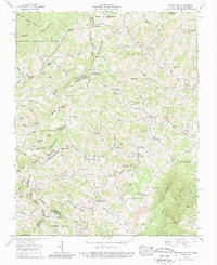 Download a high-resolution, GPS-compatible USGS topo map for Baldwin Gap, NC (1987 edition)