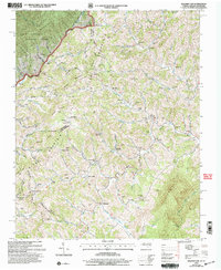 Download a high-resolution, GPS-compatible USGS topo map for Baldwin Gap, NC (2004 edition)