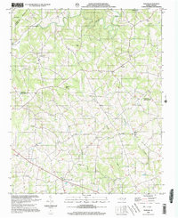 Download a high-resolution, GPS-compatible USGS topo map for Banoak, NC (2003 edition)