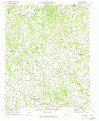 Download a high-resolution, GPS-compatible USGS topo map for Banoak, NC (1972 edition)