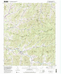 Download a high-resolution, GPS-compatible USGS topo map for Barnardsville, NC (2001 edition)