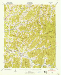 Download a high-resolution, GPS-compatible USGS topo map for Barnardsville, NC (1958 edition)