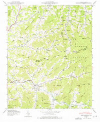 Download a high-resolution, GPS-compatible USGS topo map for Barnardsville, NC (1975 edition)