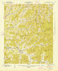 Download a high-resolution, GPS-compatible USGS topo map for Barnardsville, NC (1947 edition)