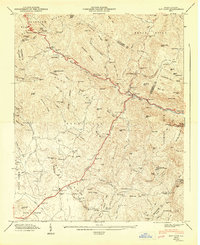 Download a high-resolution, GPS-compatible USGS topo map for Bat Cave, NC (1947 edition)