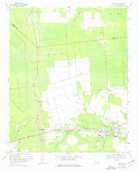 1968 Map of Bayboro, NC, 1977 Print