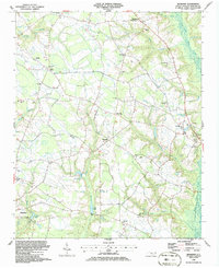 Download a high-resolution, GPS-compatible USGS topo map for Bearskin, NC (1986 edition)