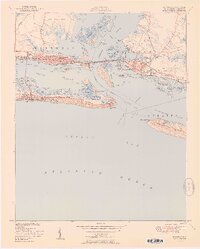 1951 Map of Beaufort, NC
