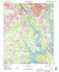 Download a high-resolution, GPS-compatible USGS topo map for Belmont, NC (1996 edition)