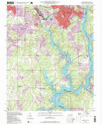 Download a high-resolution, GPS-compatible USGS topo map for Belmont, NC (1999 edition)