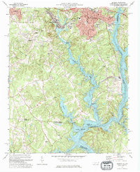 Download a high-resolution, GPS-compatible USGS topo map for Belmont, NC (1976 edition)