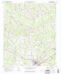 Download a high-resolution, GPS-compatible USGS topo map for Benson, NC (1975 edition)