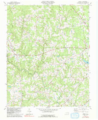Download a high-resolution, GPS-compatible USGS topo map for Berea, NC (1992 edition)