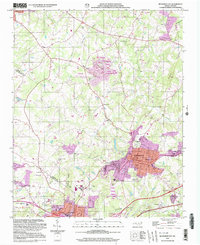 Download a high-resolution, GPS-compatible USGS topo map for Bessemer City, NC (2003 edition)