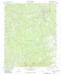 Download a high-resolution, GPS-compatible USGS topo map for Biscoe, NC (1983 edition)