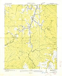 Download a high-resolution, GPS-compatible USGS topo map for Black Brothers, NC (1935 edition)