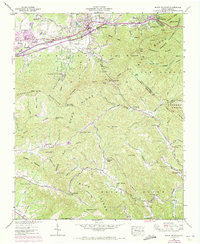 Download a high-resolution, GPS-compatible USGS topo map for Black Mountain, NC (1973 edition)