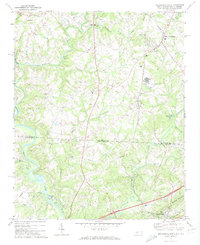 Download a high-resolution, GPS-compatible USGS topo map for Blacksburg North, NC (1974 edition)