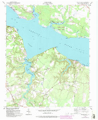 Download a high-resolution, GPS-compatible USGS topo map for Blounts Bay, NC (1994 edition)