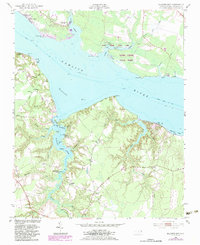 Download a high-resolution, GPS-compatible USGS topo map for Blounts Bay, NC (1983 edition)