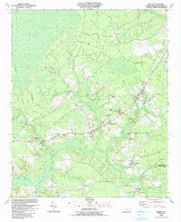 Download a high-resolution, GPS-compatible USGS topo map for Bolivia, NC (1991 edition)